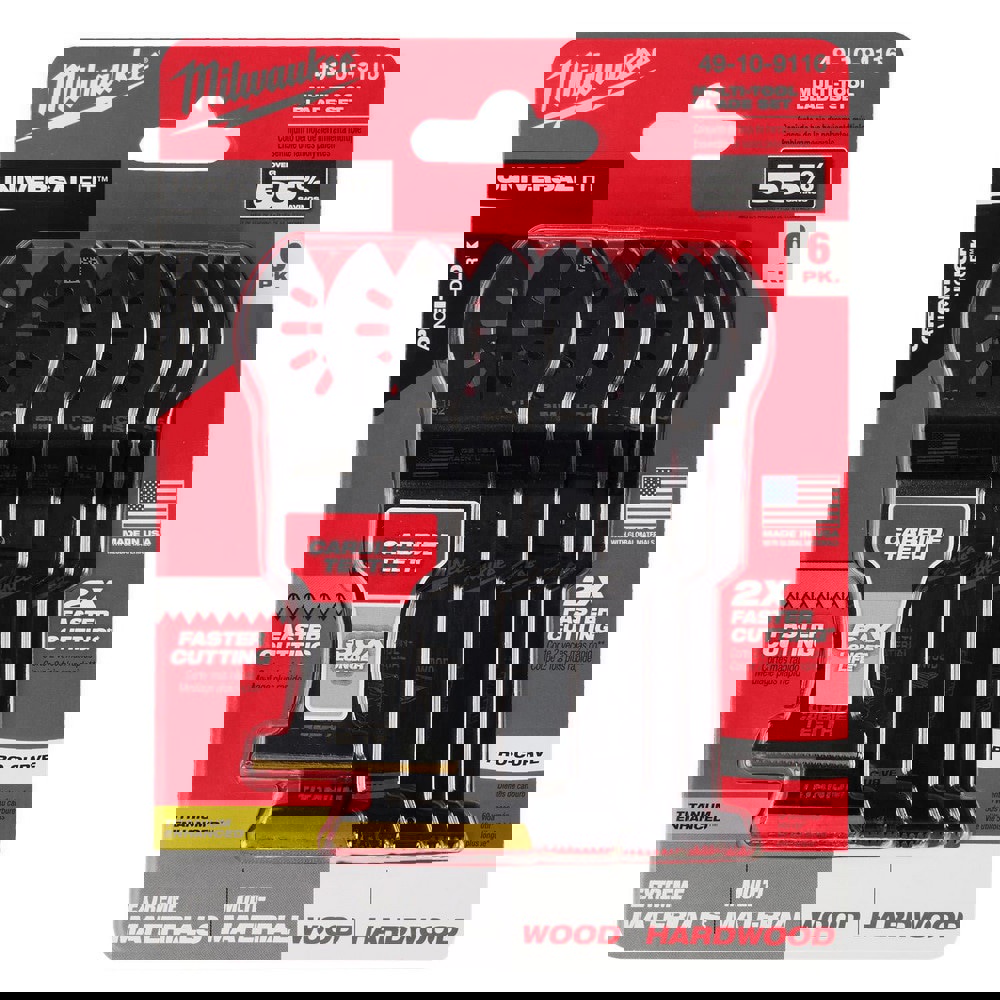 Multi-Tool Parts & Accessories; Type: Blade Assortment ; For Use With: Screws, Nails, Copper Pipe, Hardwood, Wood, Drywall, & PVC ; UNSPSC Code: 27112830